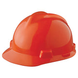 V-Gard Slotted Hard Hat Cap, Fas-Trac III Suspension, Orange 454-475361