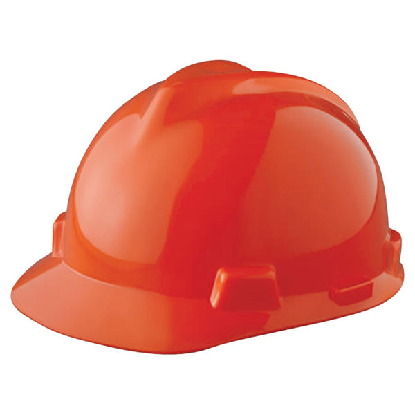 V-Gard Slotted Hard Hat Cap, Fas-Trac III Suspension, Orange 454-475361
