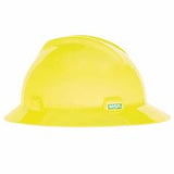 V-Gard Protective Hats, Fas-Trac Ratchet, Hi-Viz Yellow-Green 454-10061515