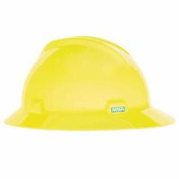 V-Gard Protective Hats, Fas-Trac Ratchet, Hi-Viz Yellow-Green 454-10061515