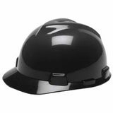 V-Gard Protective Hats, Fas-Trac Ratchet, Hat, Black 454-492559