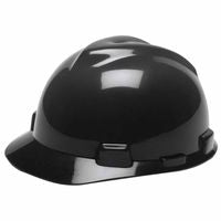 V-Gard Protective Hats, Fas-Trac Ratchet, Hat, Black 454-492559