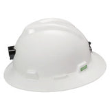 MSA Specialty V-Gard Protective Caps and Hats, Fas-Trac III, w/Lamp Bracket & Cord Holder, WH 454-815009