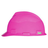 V-Gard Slotted Hard Hat Cap, Fas-Trac III Suspension, Hot Pink 454-10155230