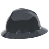 V-Gard Protective Hats, Fas-Trac Ratchet Suspension, 6 1/2 - 8, Black 454-C217374