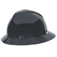 V-Gard Protective Hats, Fas-Trac Ratchet Suspension, 6 1/2 - 8, Black 454-C217374
