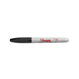 Industrial Permanent Marker, Black, Fine, Bullet 652-13601A