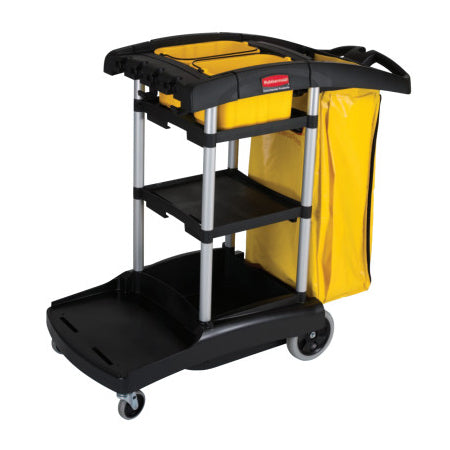 BLACK HIGH CAPACITY CLEANING CART 640-FG9T7200BLA