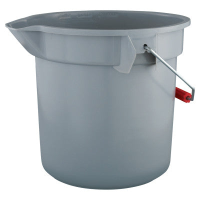 Brute Round Bucket 14 qt, Gray 640-FG261400GRAY