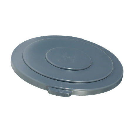 BRUTE Round Container Lid, For 55 gal BRUTE Round Containers, 26-3/4 in 640-FG265400GRAY