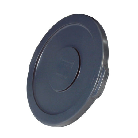 BRUTE Round Container Lid, for 2610 10-gal Waste Containers, 16 in dia, Gray 640-FG260900GRAY