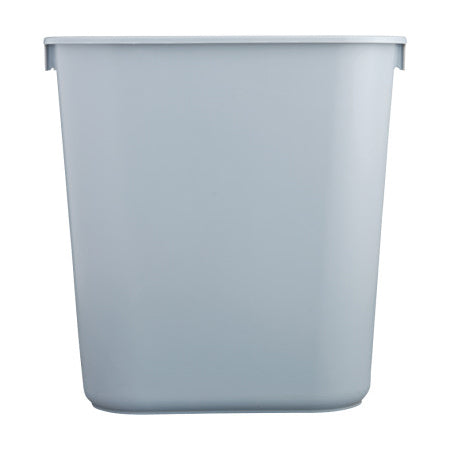 Deskside Wastebaskets, 41 1/4 qt, Plastic, Black 640-FG295700BLA