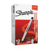 Ultra Fine Tip Permanent Marker, Blue, Narrow 652-37003