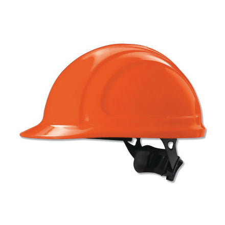 North Zone N10 Quick Fit Hard Hat, 4 Point, Front Brim, Orange 068-N10030000