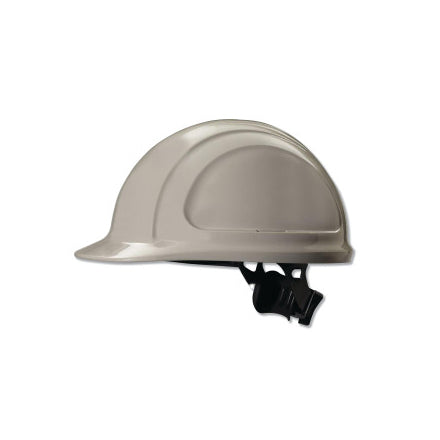 North Zone N10 Ratchet Hard Hat, 4 Point, Front Brim, Gray 068-N10R090000