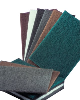 Bear-Tex Hand Pads, Ultra Fine, Silicon Carbide, Gray 547-66261063500