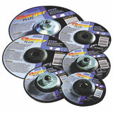Bluefire Type 27 Depressed Center Wheel, 4-1/2 in x 1/4 x 5/8-11, 24 Grit, Zirconia Alumina 547-66252843213