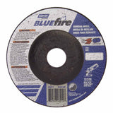 Bluefire Type 27 Depressed Center Wheel, 6 in x 1/8 x 5/8-11, 24 Grit, Zirconia Alumina 547-66252843199