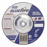 Bluefire Type 27 Depressed Center Wheel, 7 in x 1/4 x 5/8-11, 24 Grit, Zirconia Alumina 547-66252843235