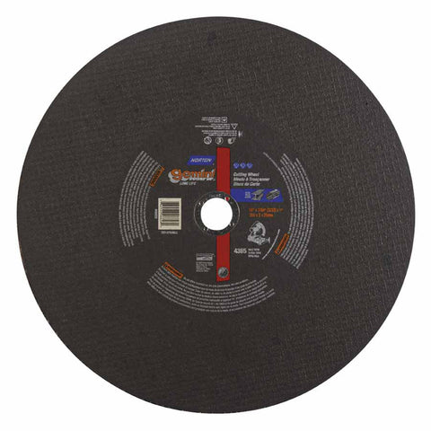 Gemini Chop Saw Reinforced Cut-off Wheel, 14 in Dia, 7/64 in Thick, Alum. Oxide 547-66253306626