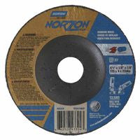 Type 27 NorZon Plus Depressed Center Wheel, 4 1/2" Dia, 1/8" Thick, 7/8" Arbor 547-66252843324