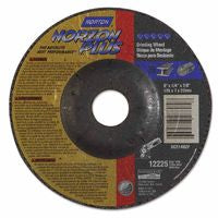 Type 27 NorZon+ Depressed Center Wheel, 4 .5" Dia, 1/4" Thick, 7/8" Arbor, 25/PK 547-66252843328