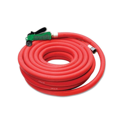 Hot Water Hose for Food Service Kitchen Washes, 43, 5/8 in ID, 25 ft L, Red 921-T43S5025RD