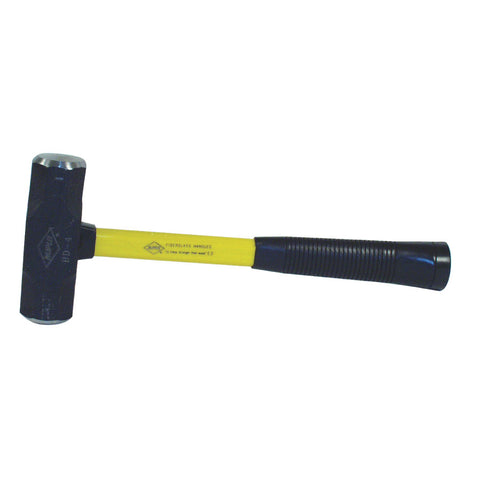 Blacksmith's Double-Face Steel-Head Sledge Hammer, 3 lb, 14 in SG Grip Handle 545-27-035