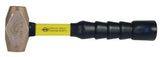 Classic Nuplaglas Non-Sparking Brass Hammer, 1.5 lb Head, 12 in Fiberglass Handle, Super Grip 545-30-015