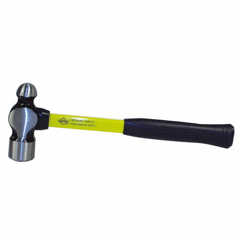 Classic Ball Pein Hammer, Fiberglass Handle, 13 in, Carbon Steel 16 oz Head 545-21-016