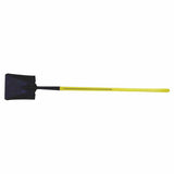 Ergo-Power Square Point Shovel, 11.5 in x 9.875 in Blade, 48 in Fiberglass Straight Handle 545-72-071