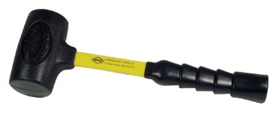 Power Drive Dead Blow Hammers, 1 lb Head, Yellow 545-10-015