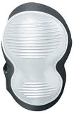 Classic Non-Marring Knee Pads, Hook-and-Loop, Black/White Cap 561-127
