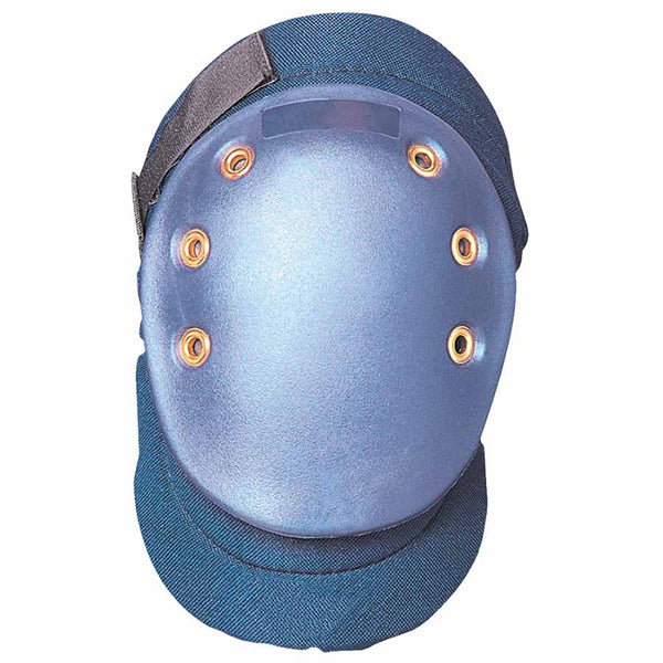 Classic Wide Hard Cap Knee Pad, Hook and Loop, Blue 561-126