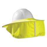 Hard Hat Shades, Cotton/Polyester with Wire Spring, Yellow 561-899-HVYS