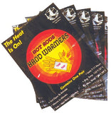 HEAT PAX Hand and Foot Warmer, Hand Warmer, 6.1 in L x 4.84 in W, Orange Woven Pack Inside Metallic Film 561-1100-10R
