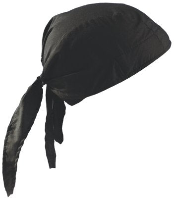 Tuff Nougies Deluxe Tie Hats, One Size, Black 561-TN6-06