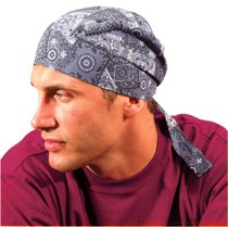 Tuff Nougies Deluxe Tie Hats, One Size, Cowboy Blue 561-TN6-CBL