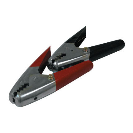 Battery Clamp, Vinyl-Insulated, 1 to 3/0 AWG, 600 A, 1-1/2 in Jaw, Black/Red 900-BC-600