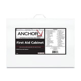 2 Shelf Person First Aid Cabinet, ANSI Z308.1-2015, Steel Cabinet, Includes 500 Pieces 101-2SH-15-FAC