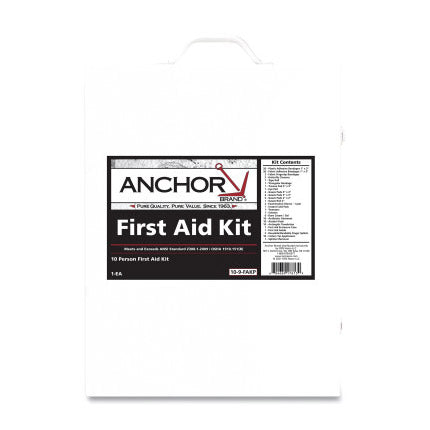 4 Shelf First Aid Cabinet, ANSI Z308.1-2009, Steel Cabinet, Includes 1,100 Pieces 101-4SH-9-FAC