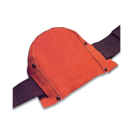 Leather Knee Pads, Straps, Brown 902-63KP