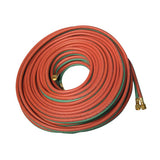 Grade T Twin-Line Welding Hose, 5/16 in, 50 ft, BB Fittings, Fuel Gases and Oxygen 907-T5/16-TWIN-50