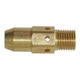 MIG Gun Nozzle Retainer and Diffuser, Brass, 400 A, For Best Welds Tweco Style No 2 and 4 MIG Guns 900-54A
