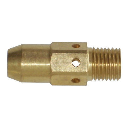 MIG Gun Nozzle Retainer and Diffuser, Brass, 400 A, For Best Welds Tweco Style No 2 and 4 MIG Guns 900-54A