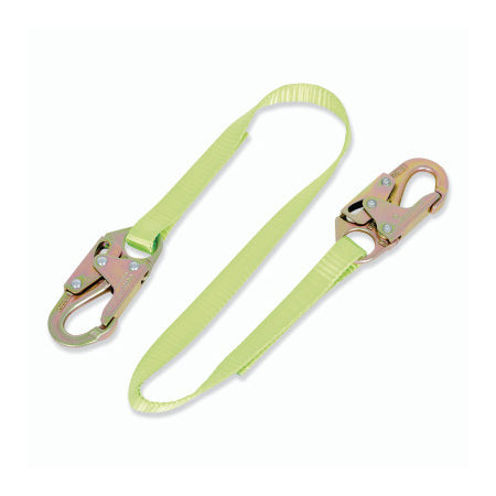 Restraint Lanyard, 4 ft, Steel Snap Hook, 310 lb, Steel Snap Hook, 1 853-V815404