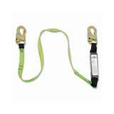 Shock Absorbing Lanyard, 6 Ft, steel snap hook, 310 lb, steel snap hook, 1 853-V8104300