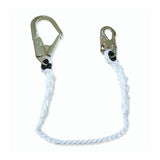 Restraint Lanyard, 5 ft, Steel Snap Hook, 310 lb, Steel Form Hook, 1 853-V8151205