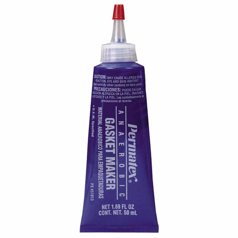 Anaerobic Gasket Maker, 50 mL Bottle, Red 230-51813