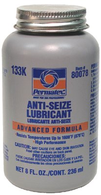 Aluminum Anti-Seize Lubricant, 8 oz, Brush-Top Bottle 230-80078
